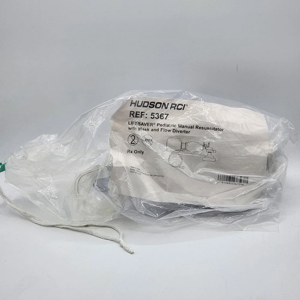 Hudson RCI Lifesaver Pediatric‎ Manual Resuscitator Ref 5367 Mask Flow Diverter